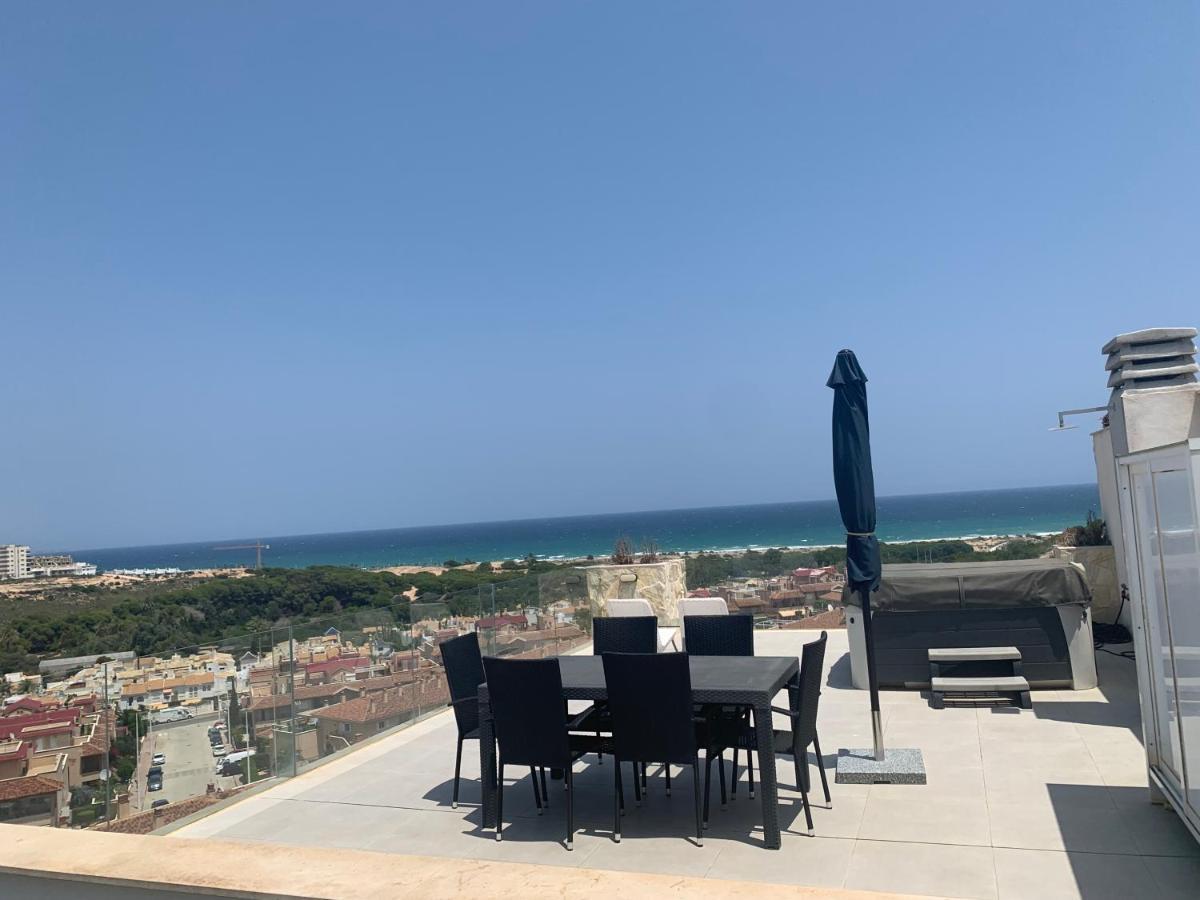 Beautiful New Style Apartment In Gran Alacant In Front Of Sea With Solarium And Jacuzzi מראה חיצוני תמונה